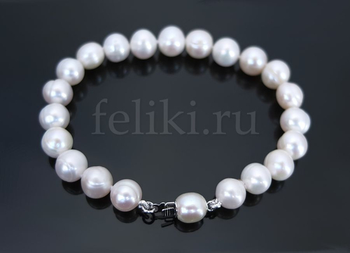 браслет из жемчуга (б-0527-18)