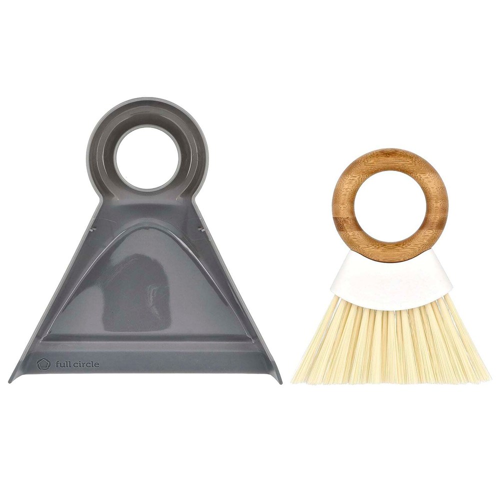 Full Circle, Tiny Team ™, набор мини-щетки и совка, 1 шт.