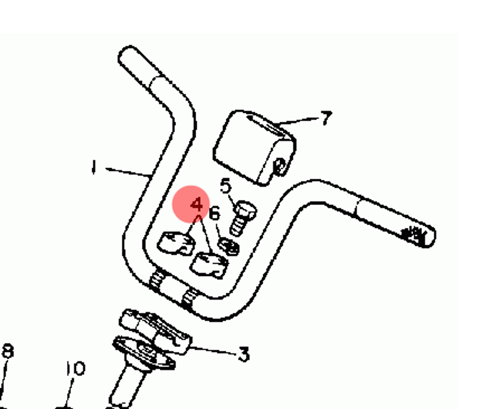 Кронштейн держателя руля 1E6 234 410 000