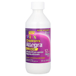 Allegra, Children's Allergy, 12 HR, для детей от 2 лет, виноград, 30 мг, 240 мл (8 жидк. Унций)