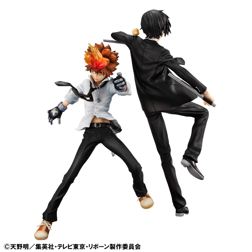 Sawada Tsunayoshi, Hibari Kyoya and Reborn