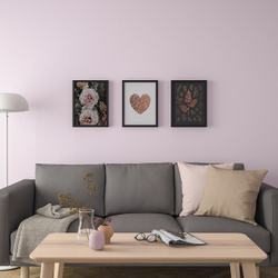 IKEA BILD  (ИКЕА БИЛД)  -  Плакат, Сердца, 30x40 см