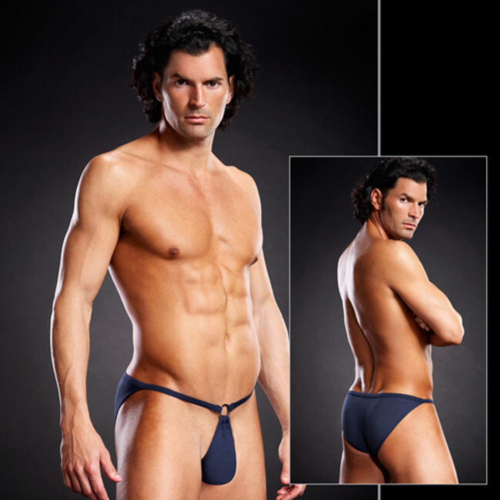 Трусы мужские POUCH-бикини L/XL 50-52 (Цвет: темно-синий)