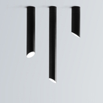 Ceiling design lamp  45° by Vibia (H60,  Black)