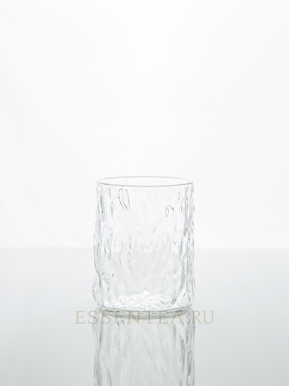 Чашка стеклянная "Нуо" с рифленым рисунком 250 мл