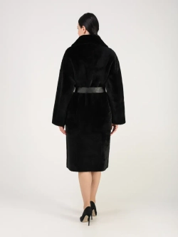 Дубленка зимняя шуба натуральная двухсторонняя оверсайз