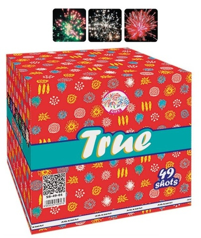 Батарея салютов "True" SB-49-01 49 залпов * 1.2"
