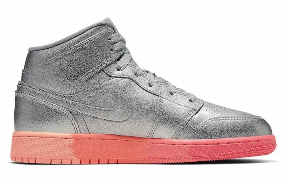 Кроссовки Jordan Air Jordan 1 Mid GS (Подростковая размерная сетка)
