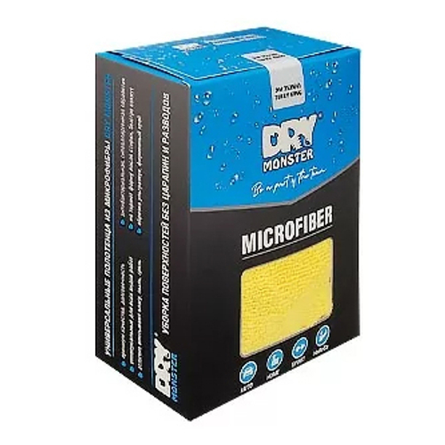 DRY MONSTER Terry King комплект универсальных микрофибр, 35х35см (6шт)
