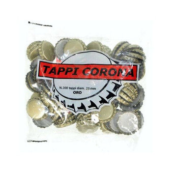 Кроненпробка "Золотая" (Ø 29 мм) (Италия), 20 шт
