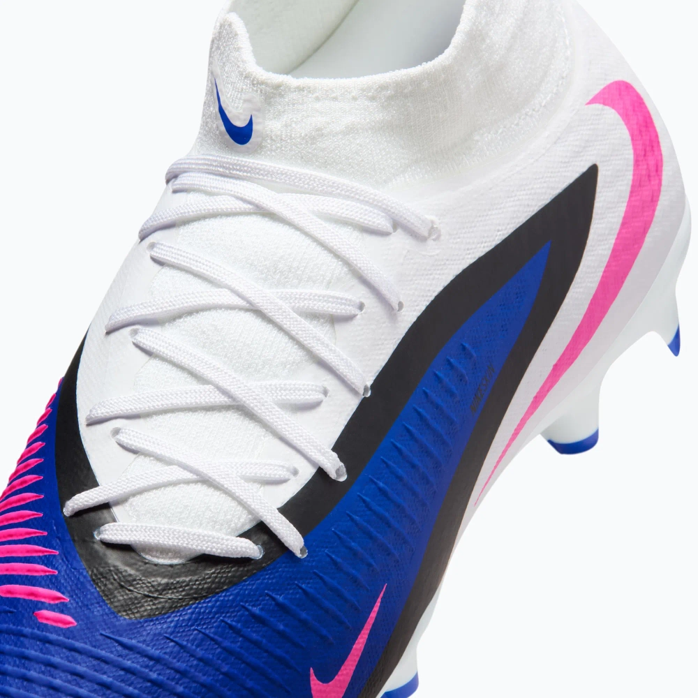 Футбольные бутсы Nike Phantom 6 High Academy FG/MG racer blue/white/pink blast