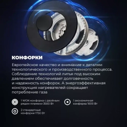 DeLonghi Газовая варочная панель NSL 460 NCM RUS