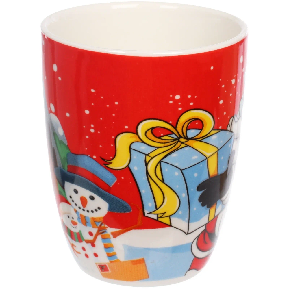 Кружка керамическая 350мл «Новогодние чудеса» в подарочной коробке, микс рисунков