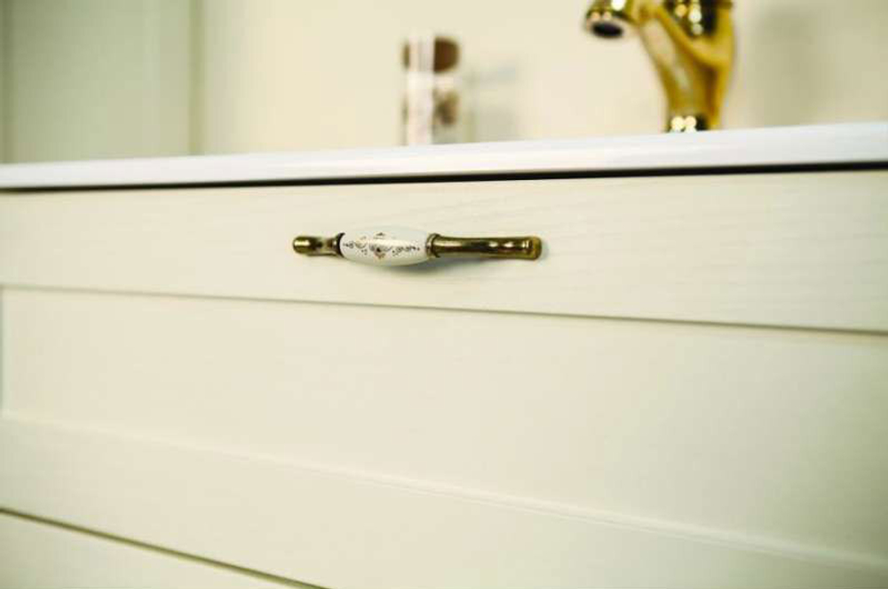 Тумба под раковину Акватон Леон 80, дуб бежевый