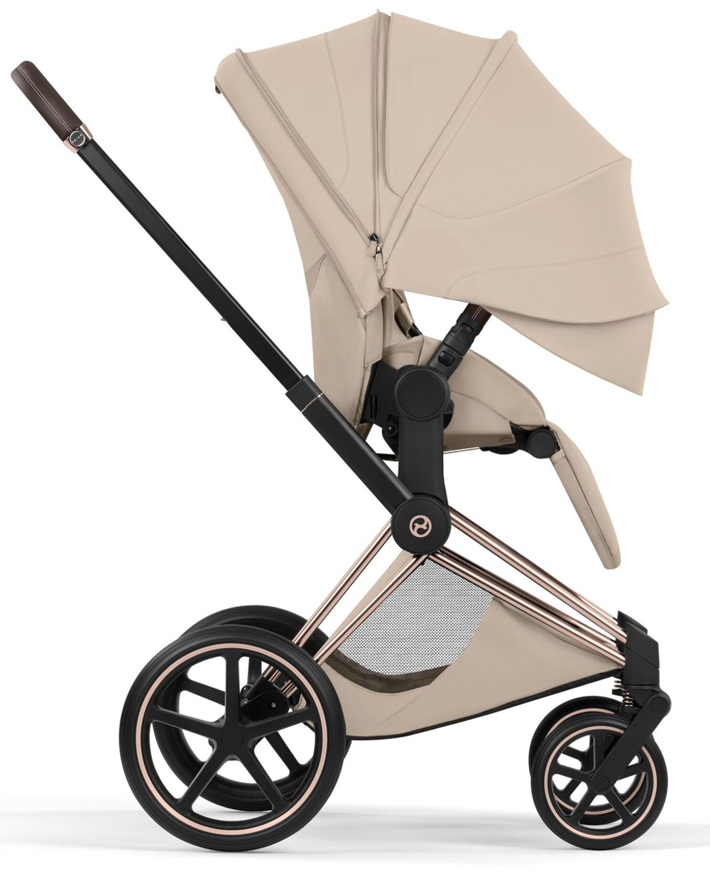 Коляска Cybex Priam V Rosegold Style Collection 2 в 1 Cozy Beige