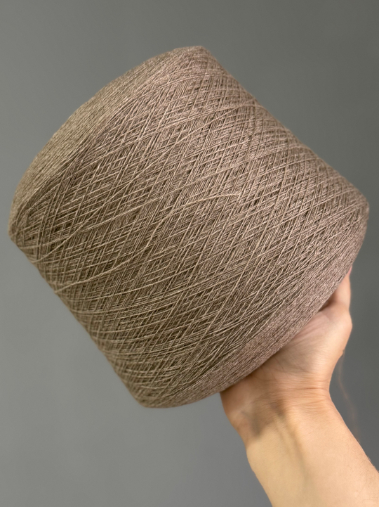Пряжа Mongolia Cashmere 26/2 (100% кашемир) 1300 м/100 гр, серо-бежевый меланж (органик)