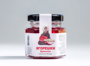 Ягорешки «Дикая Сибирь» брусничные 50 г