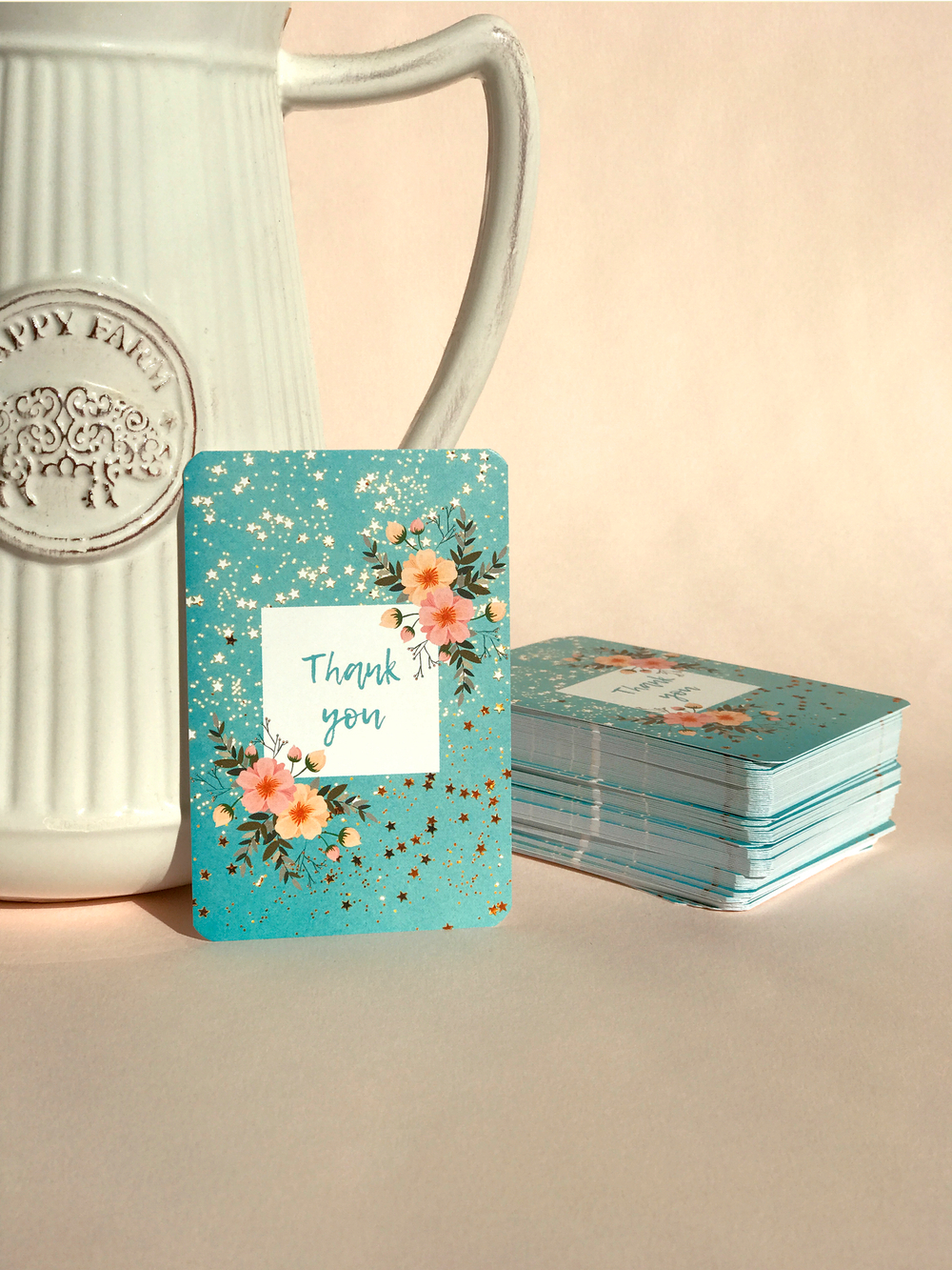 Открытка "Thank you" 6 × 9 см