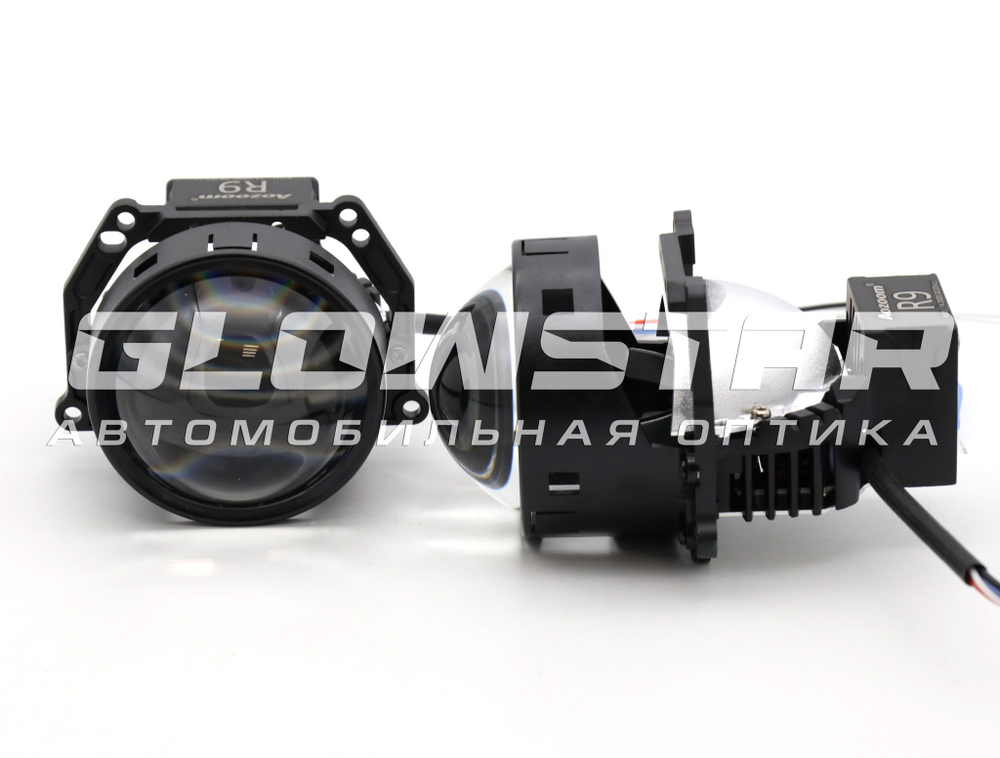 Билед модули Aozoom R9 2025 3.0 дюйма, 2 чипа, 5500K, 12V, 60W/68W, крепление 3R (комплект, 2шт)