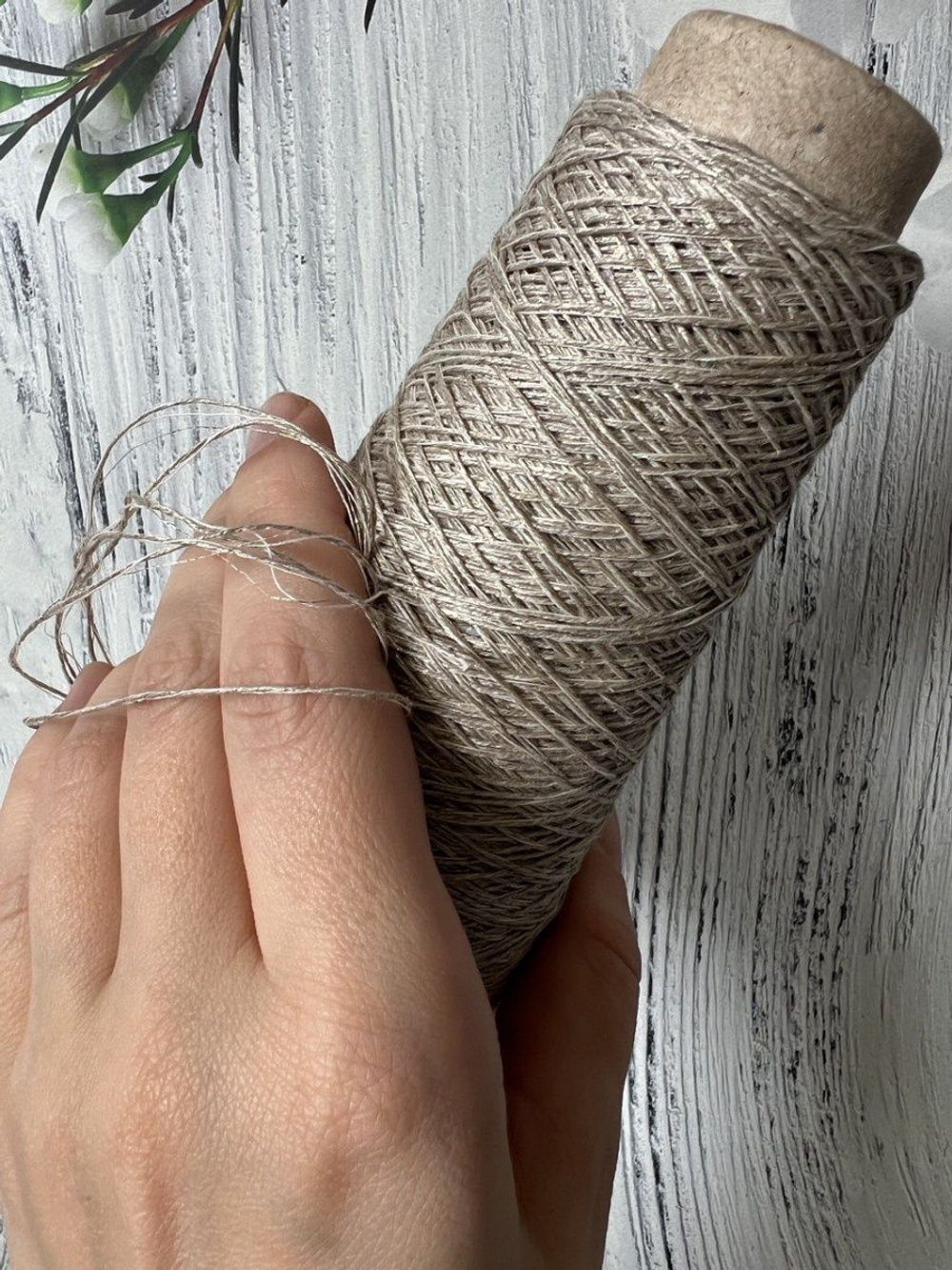 Пряжа для вязания Linolurex с пайеткой