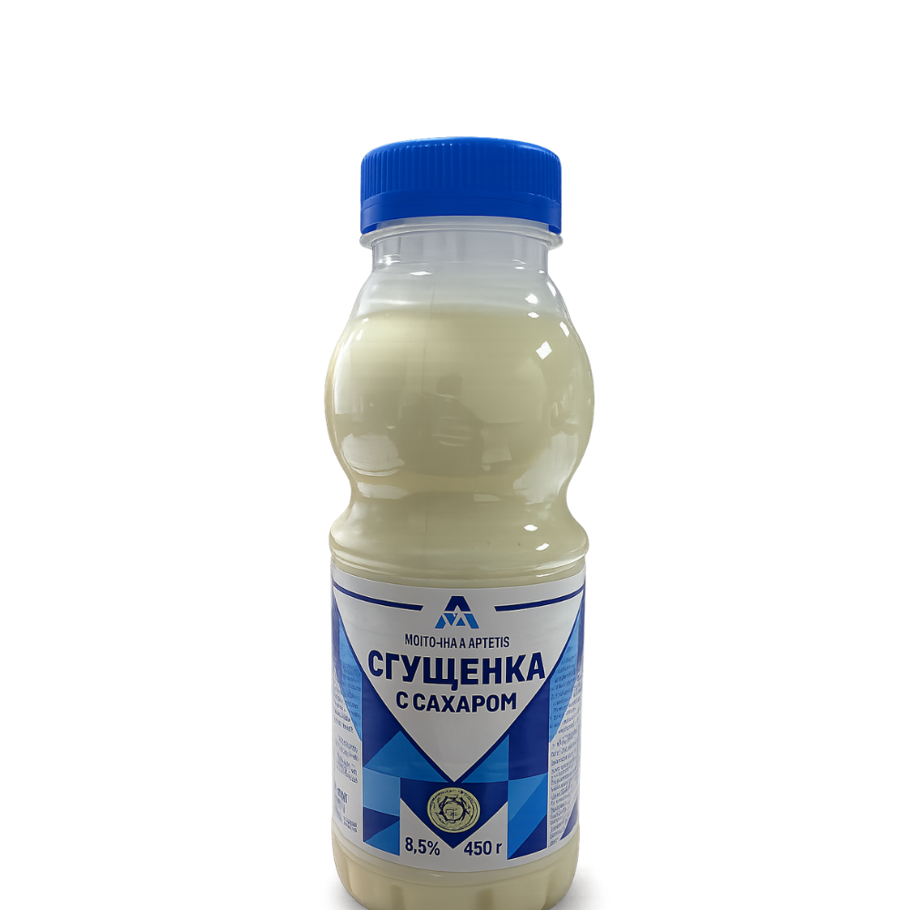 Сгущенка с сахаром Молочная Артель 8,5% 450 гр