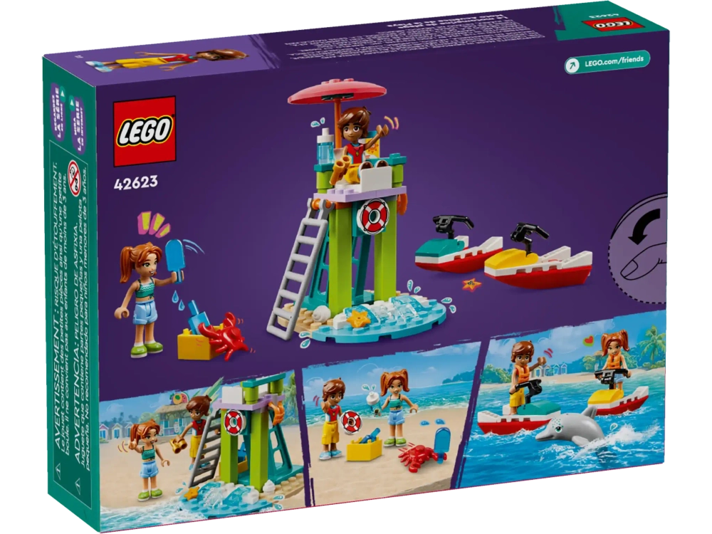 Конструктор LEGO Friends 42623 Пляжный водный мотоцикл