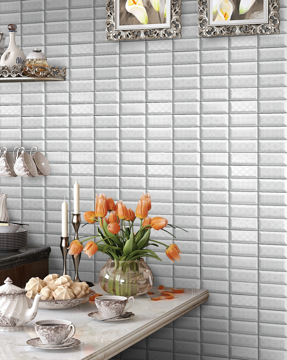 Панель ПВХ 8272 Patterned Tiles