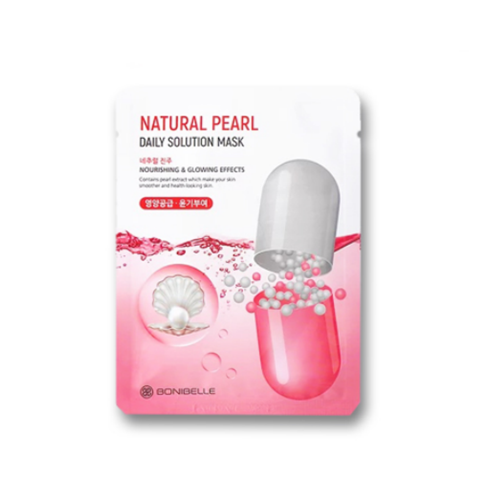 Тканевая маска с экстрактом жемчуга BONIBELLE Pearrl Daily Solution Mask