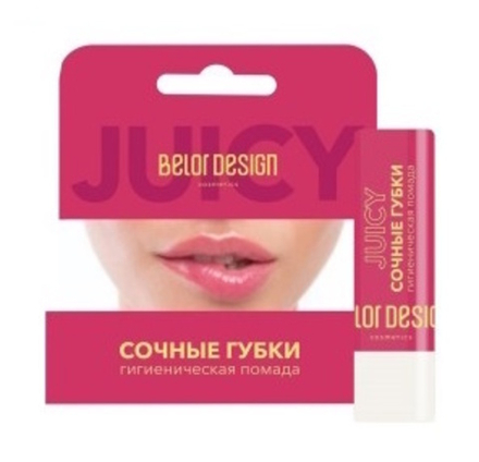Гигиеническая помада "Сочные губки" 4.0г. BelorDesign
