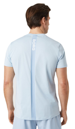 Мужская теннисная футболка Björn Borg Ace - небесный