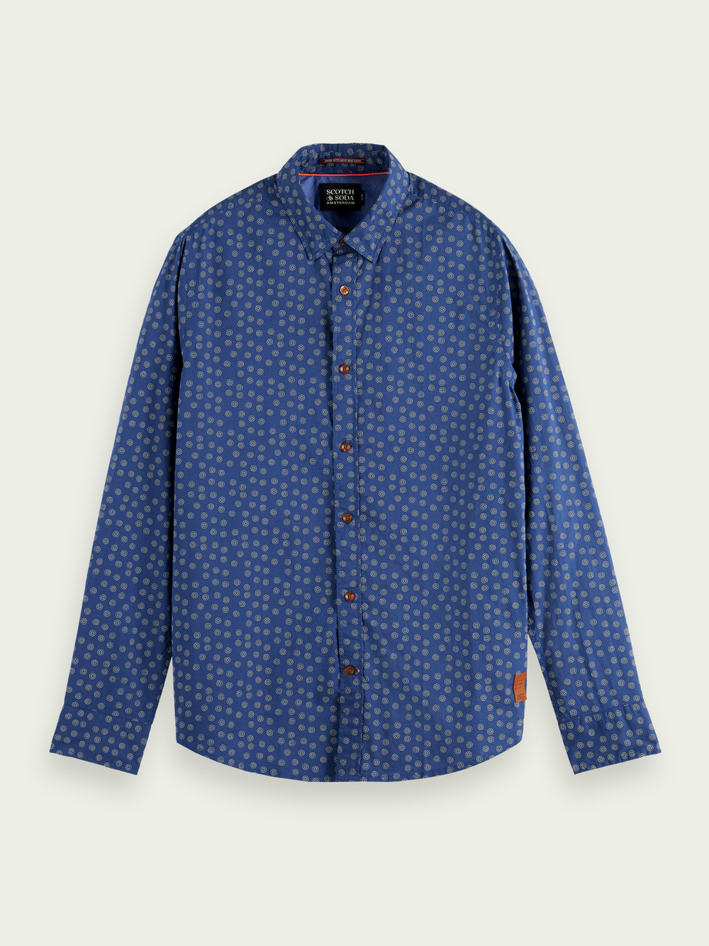 Рубашка Scotch&Soda Slim printed poplin 169051/0218