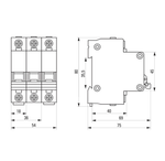 Выключатель автоматический EKF ВА 47-29 4,5кА, С 32А, 1П