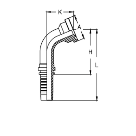 Фитинг DN 25 SFL 1 44.5 (67)