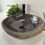 Раковина из речного камня RS-64859 48*45*15 0856