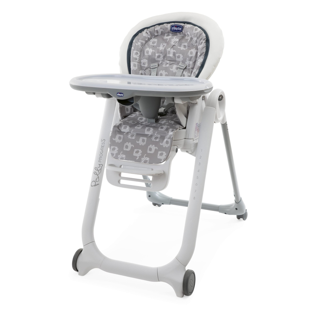 Стульчик для кормления Chicco POLLY PROGRES5, LIGHT GREY, серый