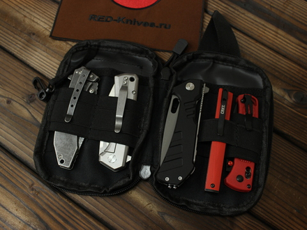 EDC органайзер из нейлона и кордуры, черный ОРГ2