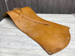 Ременная заготовка English Bridle OAK BARK London Color (5,0+ мм), цв. Желтый