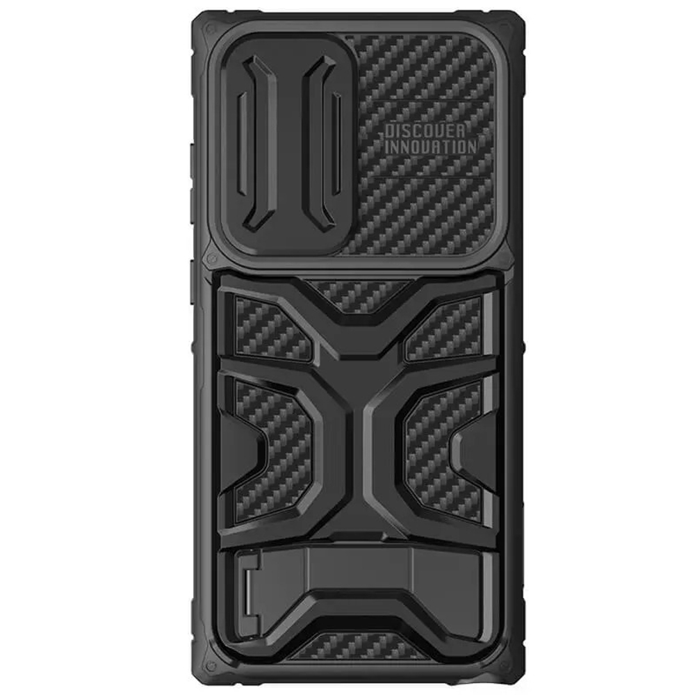 Противоударный чехол от Nillkin серии Adventurer Pro Case для Samsung Galaxy S23 Ultra, с защитной шторкой для камеры