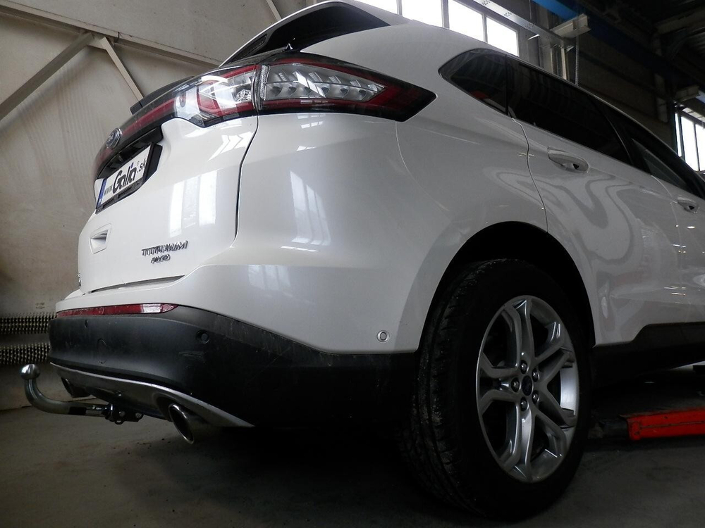 Фаркоп оцинкованный Galia F136C для FORD Edge, SUV, 2015-(паспорт и сертификат в комплекте)(без электрики)