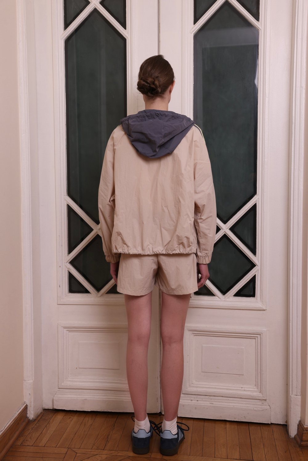 Ветровка из плащевки, разноцветный