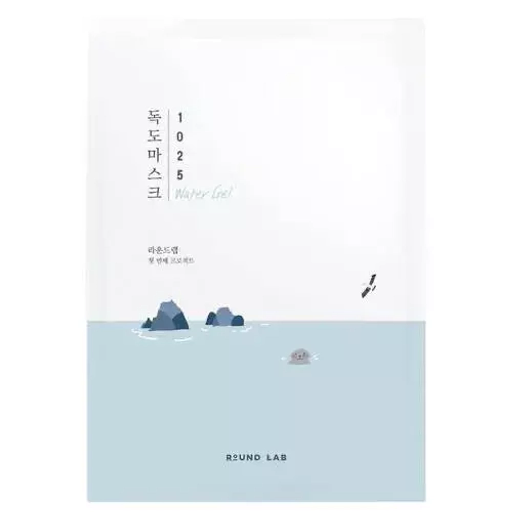 Round Lab 1025 Dokdo Hydrating Water Gel Mask Sheet Ультратонкая маска для глубокого увлажнения