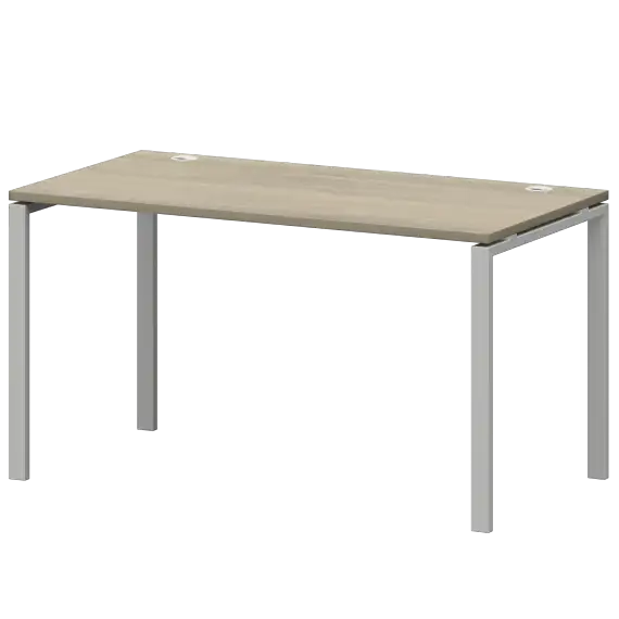 Стол на металлокаркасе СМС25-П-14К.73.Пр25  1400x730x750 Смарт