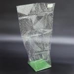 Пакет на жестком дне, рисунок «мошка» (дно 14*14; выс.53см)