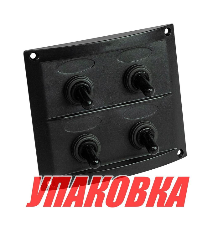 Панель бортового питания 4 переключателя, предохранители (упаковка из 2 шт.)
