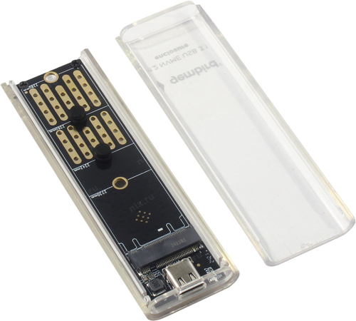 Gembird <EEM2-NVME-2> (Внешний бокс для M2 NVME,  USB3.1,  Aluminum)