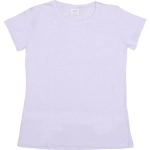 Футболка женская однотонная, белый цвет, р-р 52