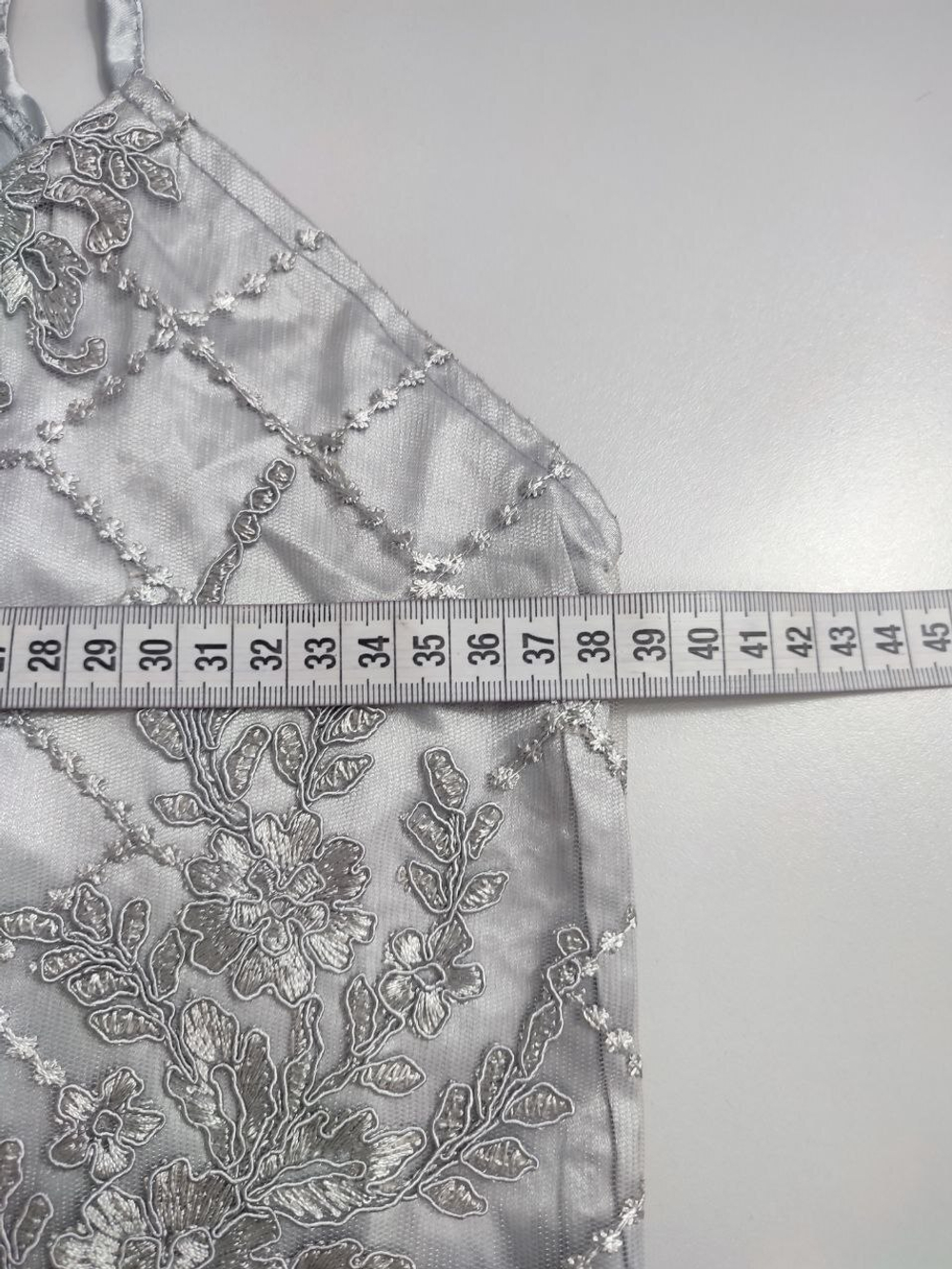 Комплект серый с кружевом 40 размер, новый