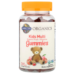 Garden of Life, Organics, мультивитаминные жевательные таблетки для детей, органические фрукты и витамины, вкус фруктов, 120 веганских жевательных мишек
