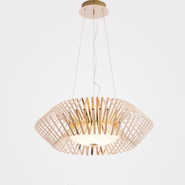 Потолочный светильник с каркасом медного цвета NEST