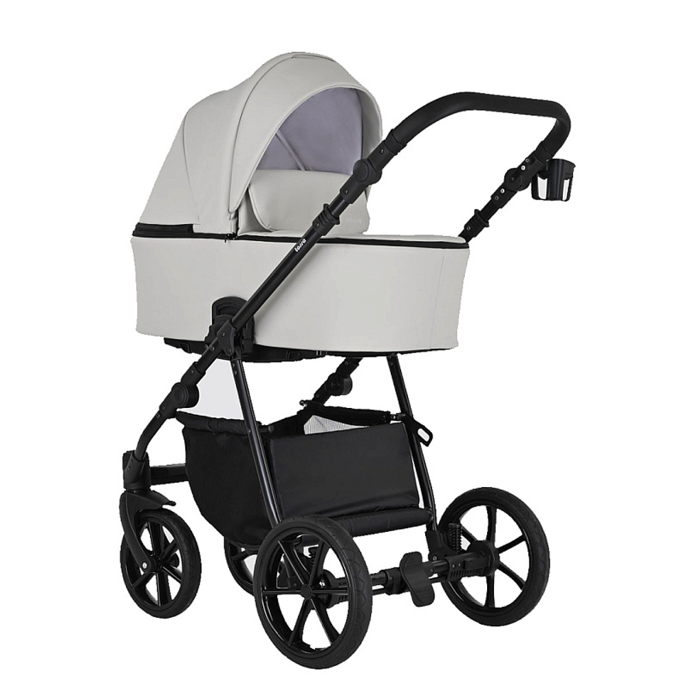 Детская коляска Pituso Tossa Кожа 2 в 1 TS/25/3 Light Grey